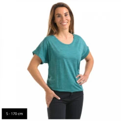 Stoic - Women's Merino150 MMXX. T-Shirt Loose - T-shirt En Laine Mérinos -Stoic stoic womens merino150 mmxx t shirt loose t shirt en laine merinos detail 10