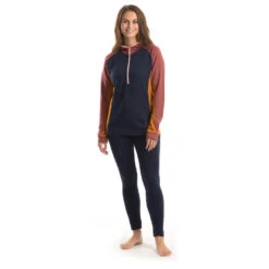 Stoic - Women's Merino260 StadjanSt. 3/4 Zip W. Hood - Sweat à Capuche En Mérinos -Stoic stoic womens merino260 stadjanst 3 4 zip w hood sweat a capuche en merinos detail 9